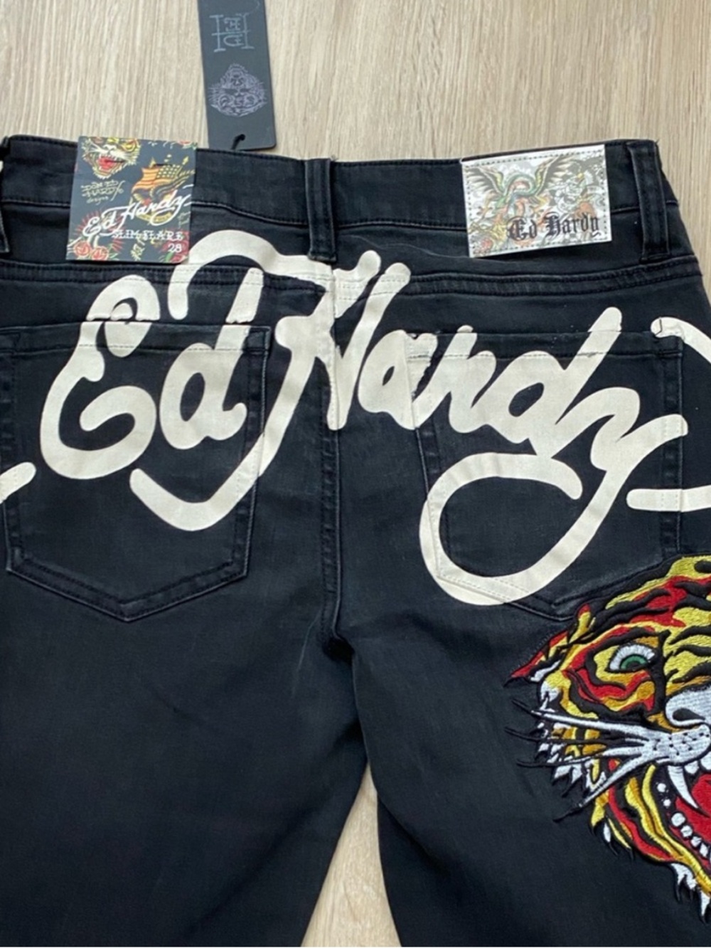 Ed Hardy Dark Denim Jeans - Picture 4 of 5